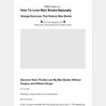 How To Lose ManBoobs Naturally – New Salesletter!